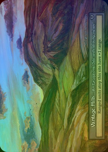 【FOIL】[Site] Vantage Hills [beta-Exceptional]